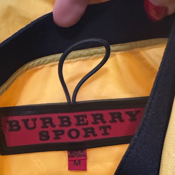 Burberry Sport Yellow Jacket with Black Trim - Picture 2 of 10